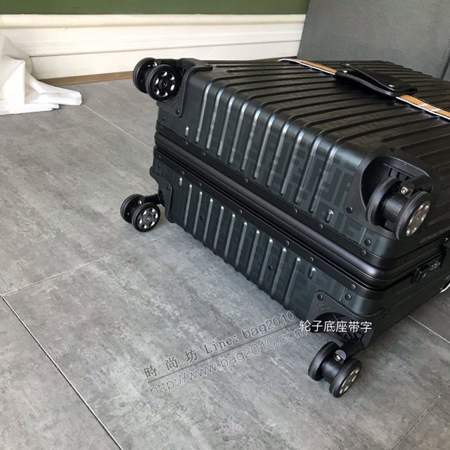 Rimowa拉杆箱 66627 Fendi x rimowa 全鋁鎂合金 日默瓦拉箱 馮彥霖同款旅行箱xzx1006